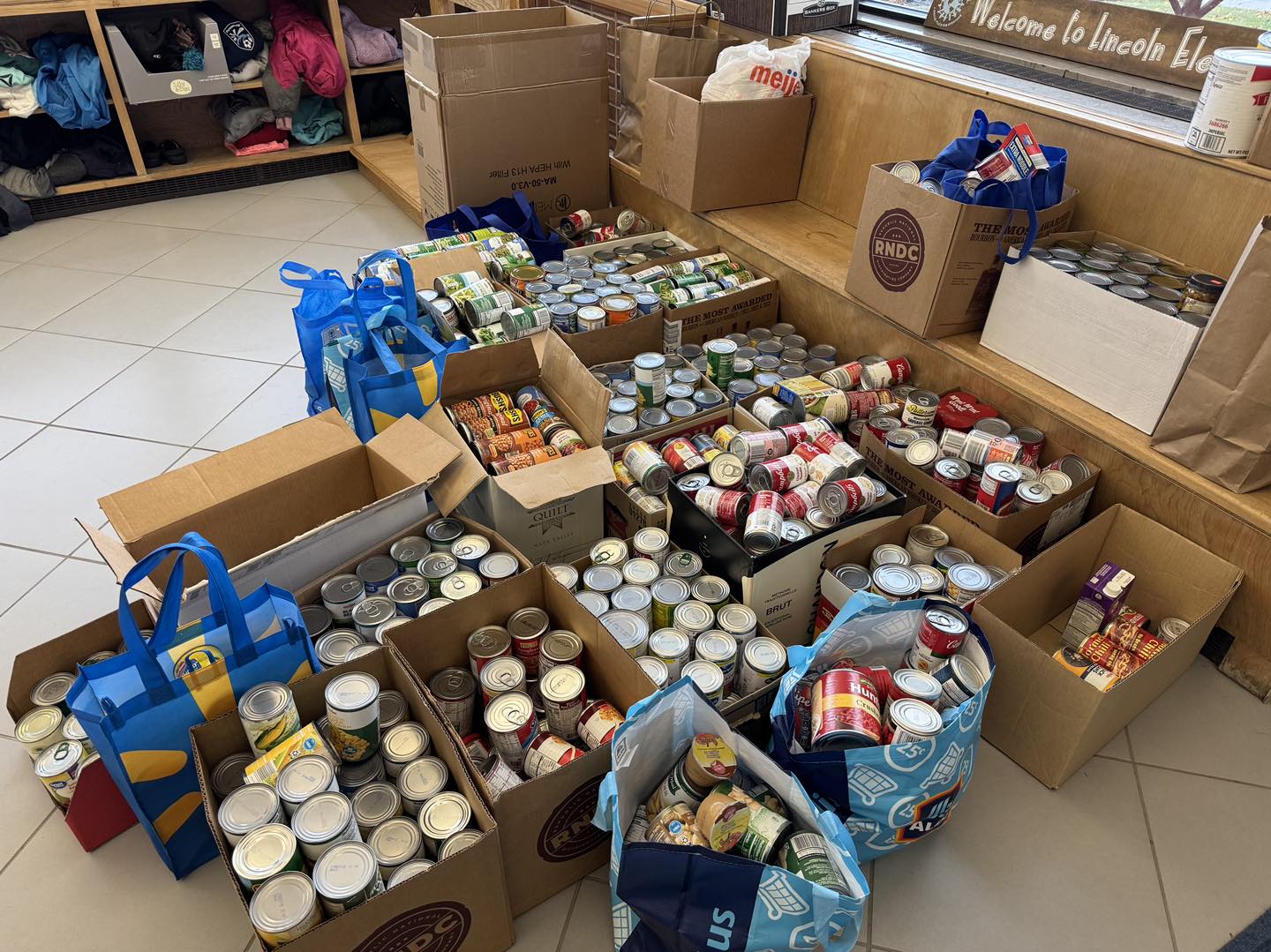Goods in the pantry